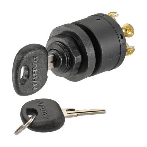 3 Position Ignition Switch (Marine) with Push for Choke Function