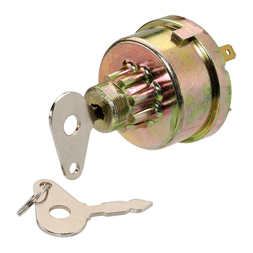 Narva 4 Position Ignition Switch Suits Massey Ferguson Equipment (Contacts Rated 5A  12V)