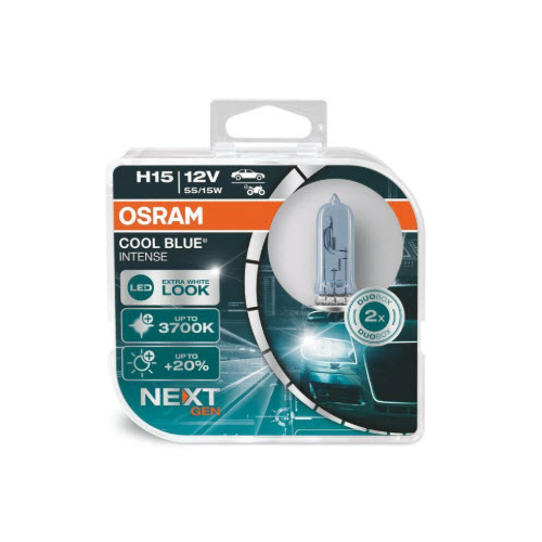 Hal. H15 12V 15/55W Pgj23T-1 Cool Blue 1 = 2 Globes - 64176CBN-HCB