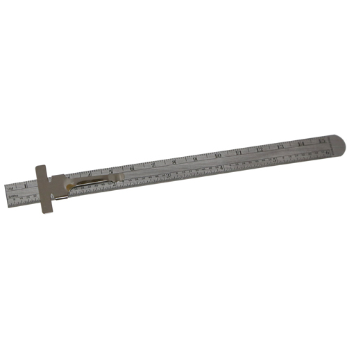 No.6422 - 6" Pocket Clip Ruler
