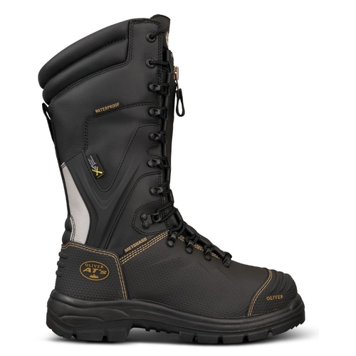Oliver 65 Series Black 350mm (14") Laced In Zip Mining Boot 65-791  SIZE 11 - 65-791-11