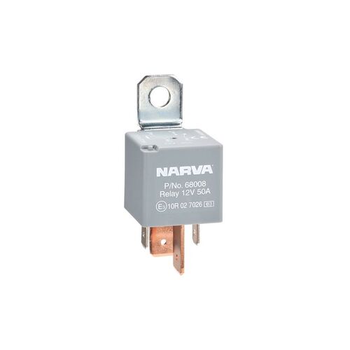 12V 50A Normally Open 4 Pin Relay With Resistor (Blister Pack Of 1)