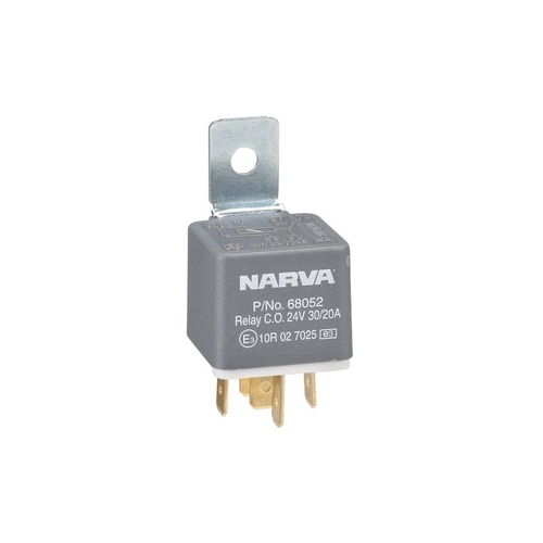 24V 30A/20A Change-Over 5 Pin Relay With Resistor (Blister Pack Of 1) - 68052BL