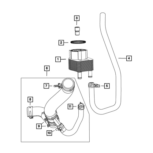 Hose Radiator Outlet