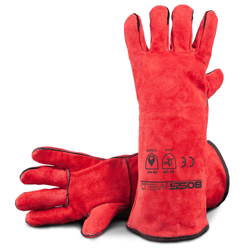 BossSafe Left Hand Red - Lefties (Pkt 12)
