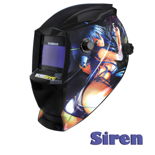 Boss Safe Siren Trade Electronic Welding Helmet