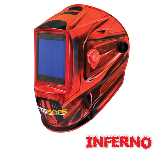 BossSafe Inferno Mega View Electronic Welding Helmet