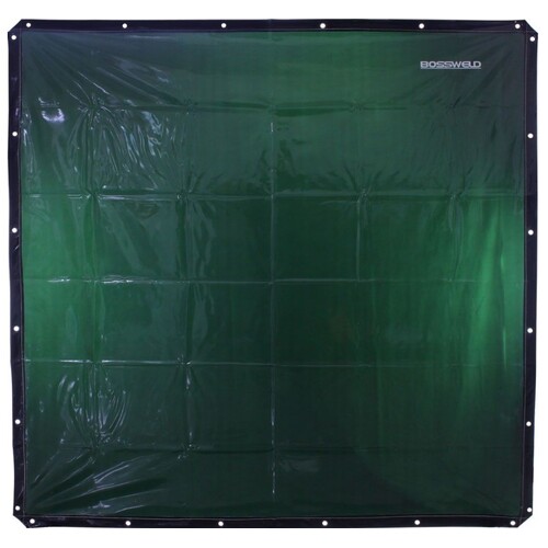 Bossweld 1.74mt x 1.74mt Welding Curtain Green