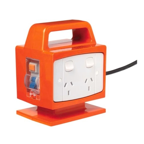 Arlec 4 Outlet Portable Power Block With Safety Switch