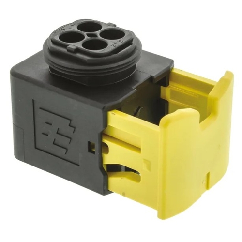 TE Connectivity, HDSCS Automotive Connector Socket Black Cable Mount 4 Way 1-1418390-1 - 718-7261