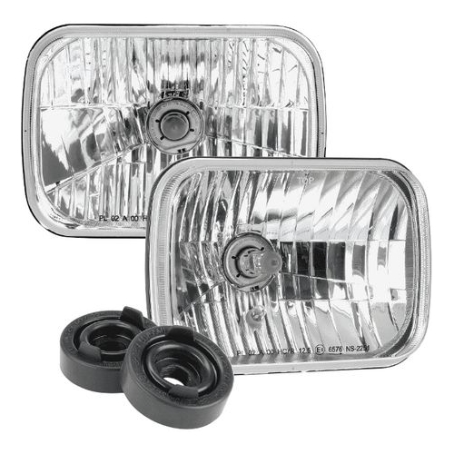 Semi Sealed Beam Rectangle Conversion Kit 142 X 200Mm H4
