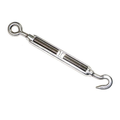 Stainless Steel Turn Buckle Hook And Eye Galvanised 16mm