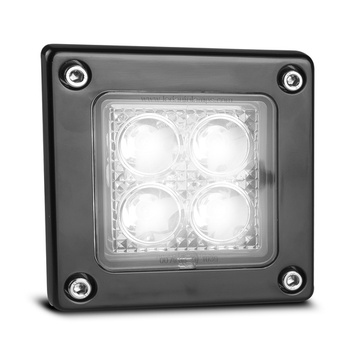 LED  Square Recessed Flood/Reverse Lamp 9-30V