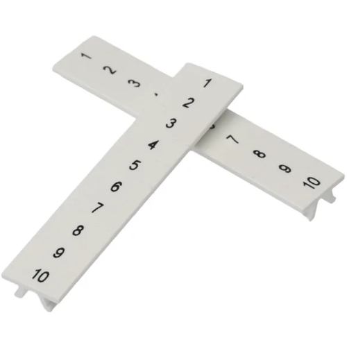 1 -10 Polyamide Marker Strip for use with Terminal Block 10PC - 742-7304