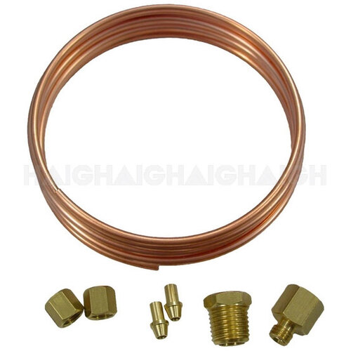 Copper Oil Pressure Gauge Fitting Kit