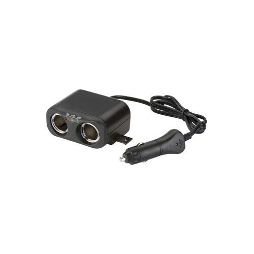 Cigarette Lighter Plug with Extended Lead Accessory Sockets and Lighter Fixture