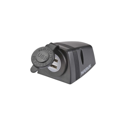 Heavy-Duty Surface Mount Dual USB Socket
