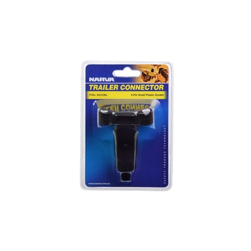 Narva 6 Pin Small Round Plastic Trailer Socket
