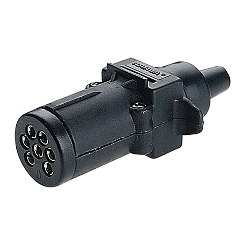 Narva 7 Pin Small Round Plastic Trailer Plug