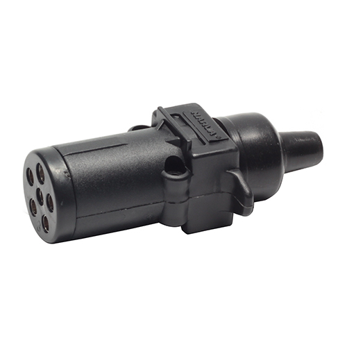 Narva 6 Pin Small Round Plastic Plug Blister (1)