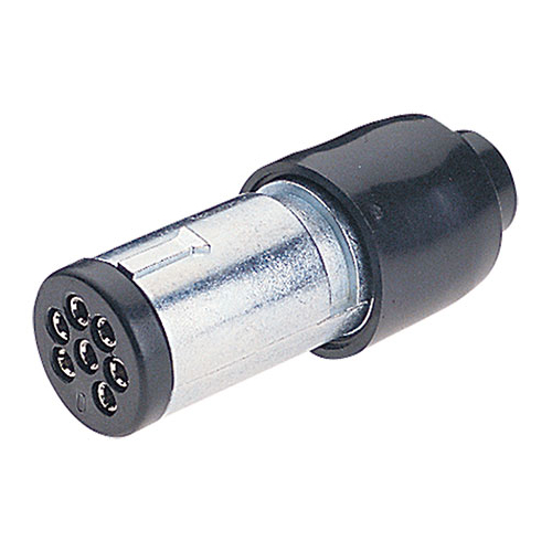 Narva Trailer Plug 7 Pin Round Small - Metal 20 Pce