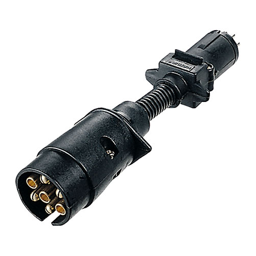 Narva Trailer Adaptor 7 Pin Round Large (Car) To 6 Pin  Round Small (Trailer)