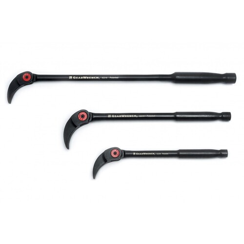 3 Pieces Pry Bar Set Gear Wrench