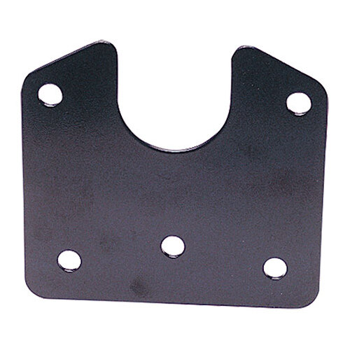 Flat bracket for small round metal sockets