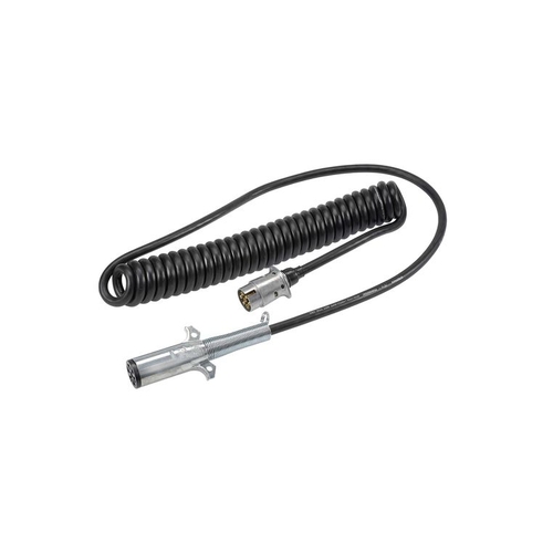 Narva Suzi Coil 7 Core Metal Plugs 4.6m Long Tail