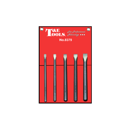 No.8379 - 5 Piece Long Cold Chisel Set