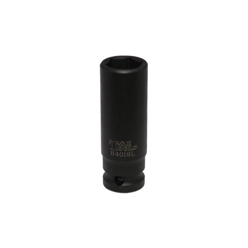 No.84019L - 19mm x 1/2" Deep 6 Point Impact Socket