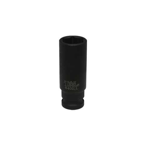 No.84021L - 21mm x 1/2" Deep 6 Point Impact Socket