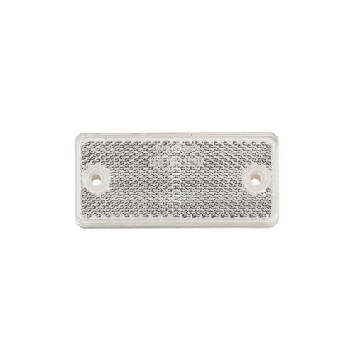 Clear Retro Reflector with Dual Fixing Holes 90 x 40mm BL Pk 2