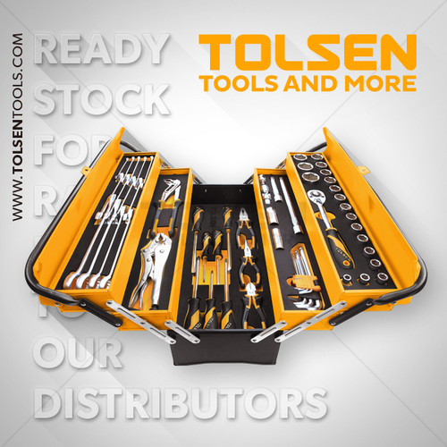 Tolsen 60Pc Tool Box Kit