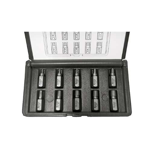 No.8949 - 10 Piece Wedge-Proof Screw Extractor Set