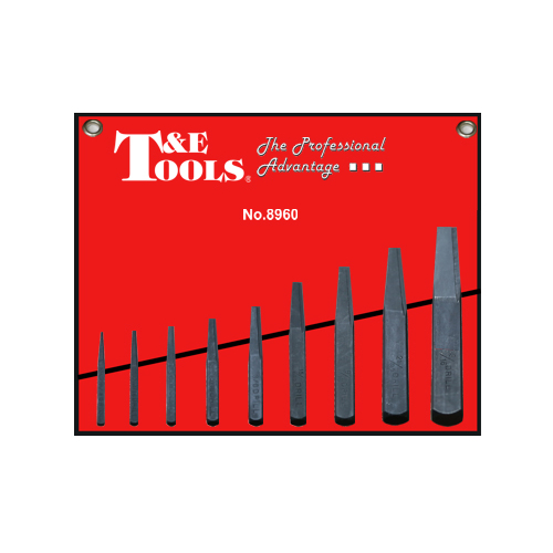 No.8960 - 9 Piece Square Type Screw Extractor Set