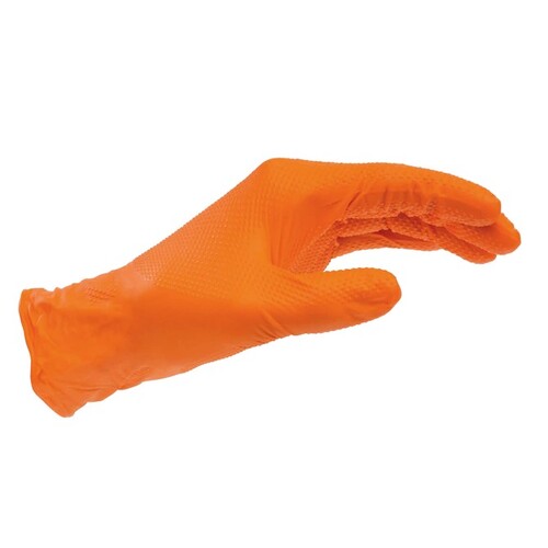 Disposable Nitrile Grip Glove 50 pcs in one pack