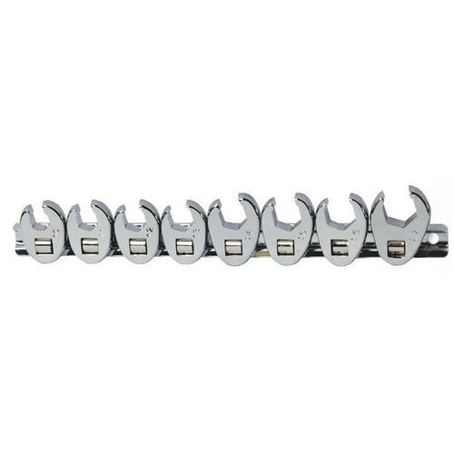 8 Pc 3/8" Sq. Dr. Flare Nut Crowfoot Spanner - 90102