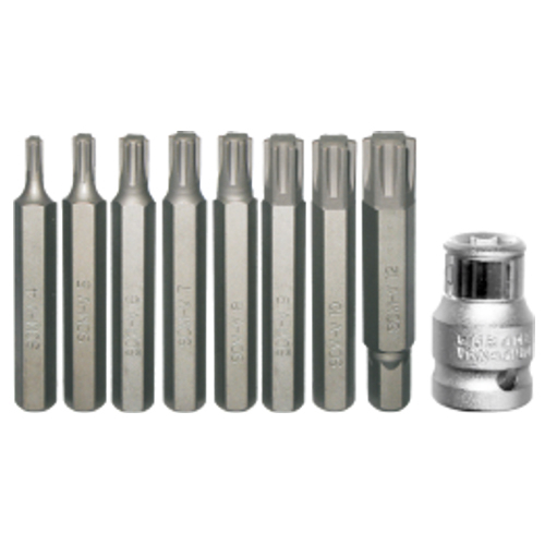 No.91209 - 9 Piece Ribe Insert Bit Set (Long Series)