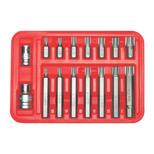 No.91220 - 16 Piece Ribe Insert Bit Set