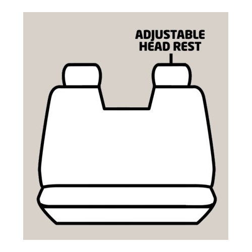 Seat Cover Hd Canvas Rear - 92957343