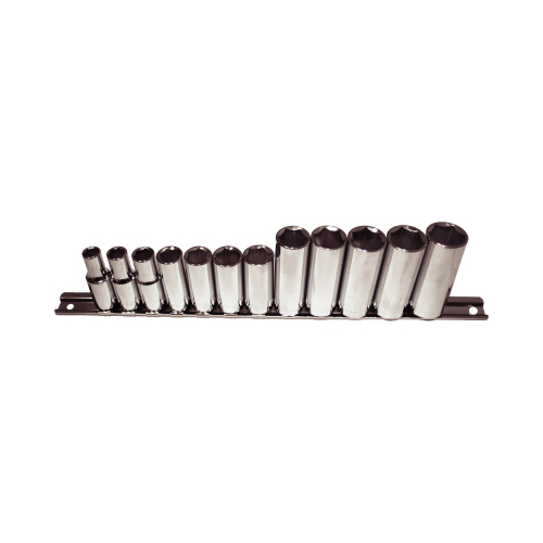 No.93412 - 12 Piece 3/8" Drive Metric Deep Sockets (6 Point)
