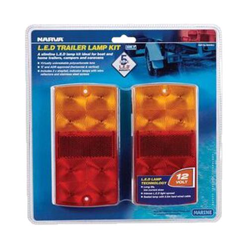 12 Volt LED Slimeline Trailer Lamp Pack
