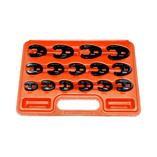 No.93915 - 15 Piece Metric Flare Nut Crowsfoot Wrenches
