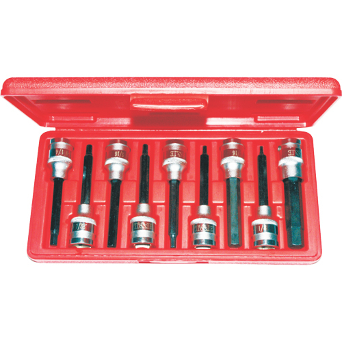 No.94108 - 9 Piece SAE In-Hex 1/2" Drive Socket Set (Long Series)