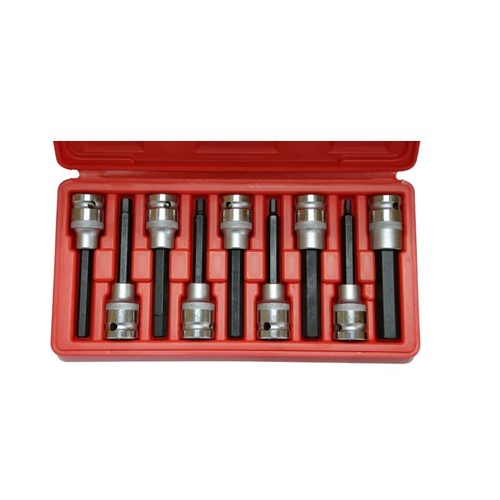 No.94109 - 9 Piece Metric In-Hex 1/2" Drive Socket Set (Long Series)