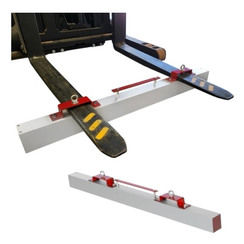 48" Magnetic Forklift Sweeper w/ Debris Release Handle - 9417