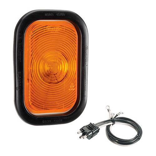 12 Volt Sealed Rear Direction Indicator Lamp Kit (Amber) with Vinyl Grommet