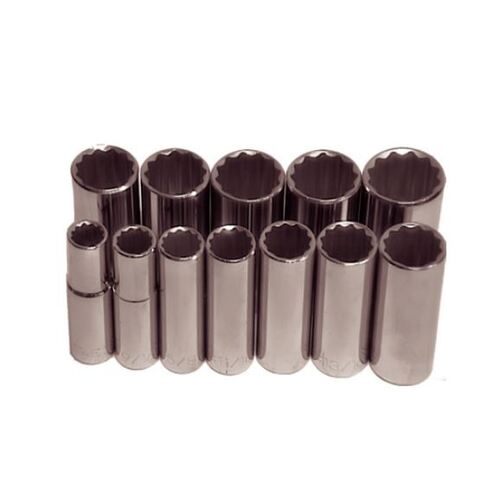 No.94512 - 12 Piece 1/2" Drive SAE Deep 12 Point Sockets