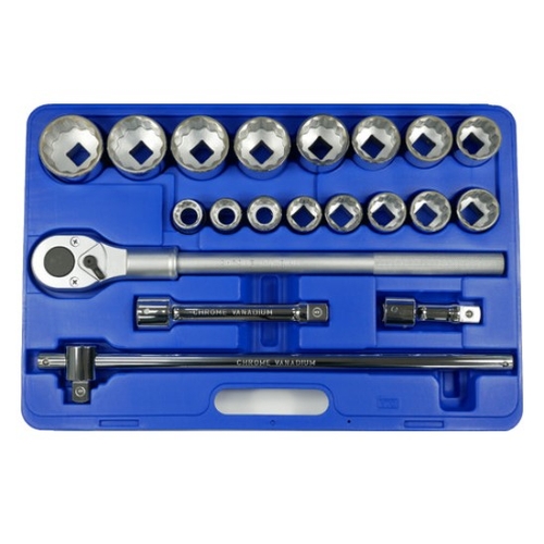 No.95521A - 21 Piece 3/4" Drive Metric Socket Set